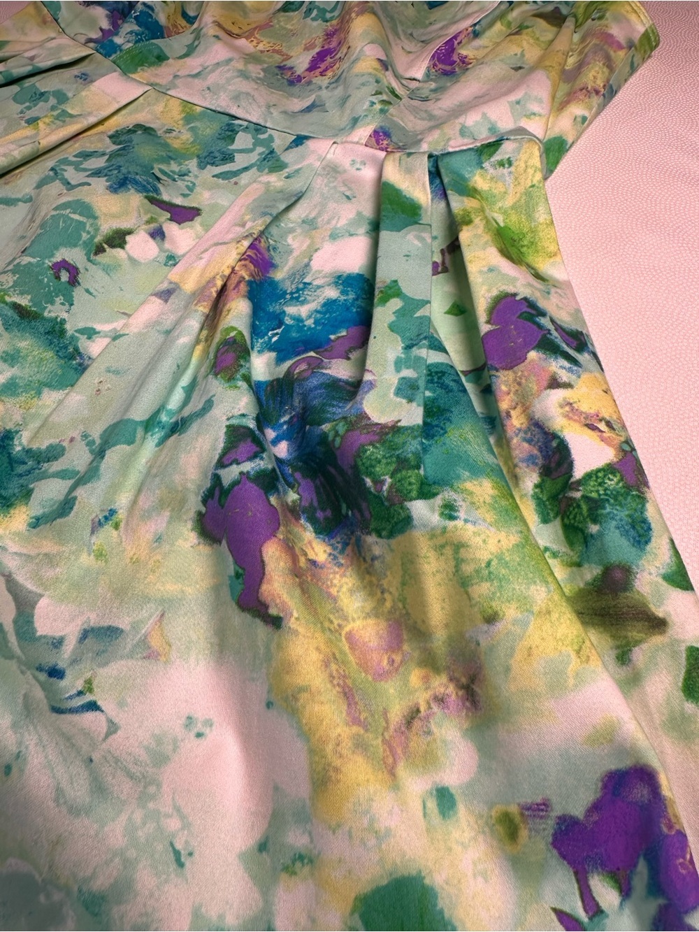 Calvin Klein Floral Sheath Dress Women’s Size 6 Cotton Stretch Midi - Picture 11 of 11